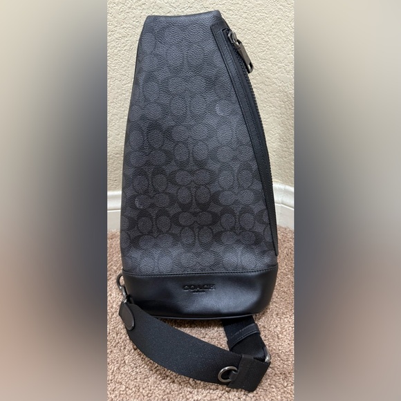 Coach Signature Canvas Sling Bag - Picture 1 of 2